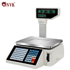 2020 Label Bill Printing Digital Barcode Scale for Supermarket