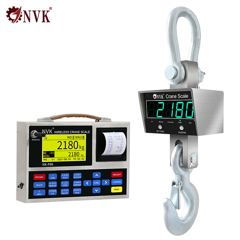 NVK OCS-B 300KG-100T Digital Crane Scale Rechargeable Battery With Remote Control