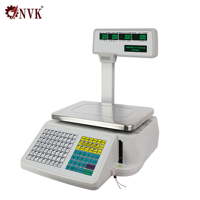 30kg Elektronik Barkod Etiket Baskı Terazileri Yazarkasa Barkod Terazisi